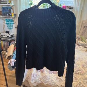 American Eagle Outfitters Black Turtleneck Sweater